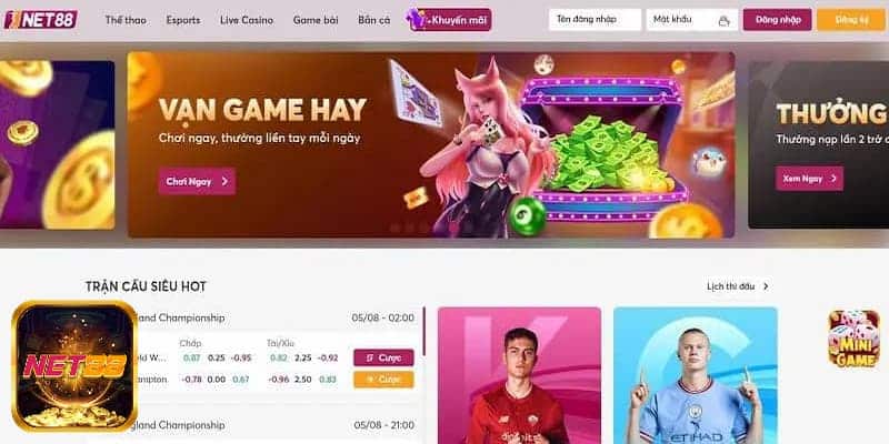 Hướng dẫn các bước nhận khuyến mãi NET88 cực đã