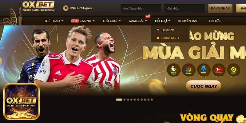Cách nhận ưu đãi nhà cái OXBET tặng tiền khi đăng ký