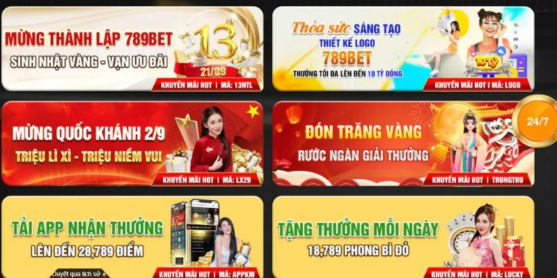 789Bet - Nhà Cái Đáng Tin Cậy Cho Mọi Trải Nghiệm Cá Cược 4 Danh sách các chương trình khuyến mãi mà bạn không nên bỏ lỡ