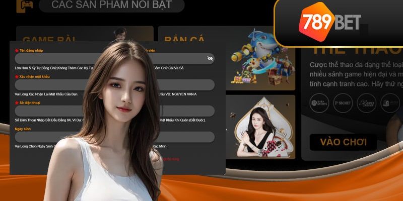 Đăng ký nhanh chóng để trải nghiệm trực tiếp tại 789Bet Đăng ký nhanh chóng để trải nghiệm trực tiếp tại 789Bet