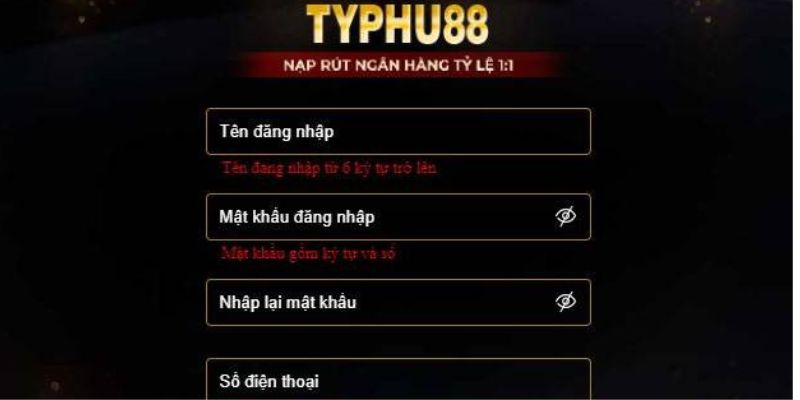 Hướng dẫn tân thủ tham gia Typhu88 Hướng dẫn tân thủ tham gia Typhu88