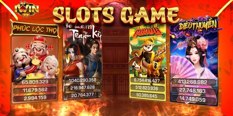 IWIN Đa dạng thể loại slots game để người chơi trải nghiệm