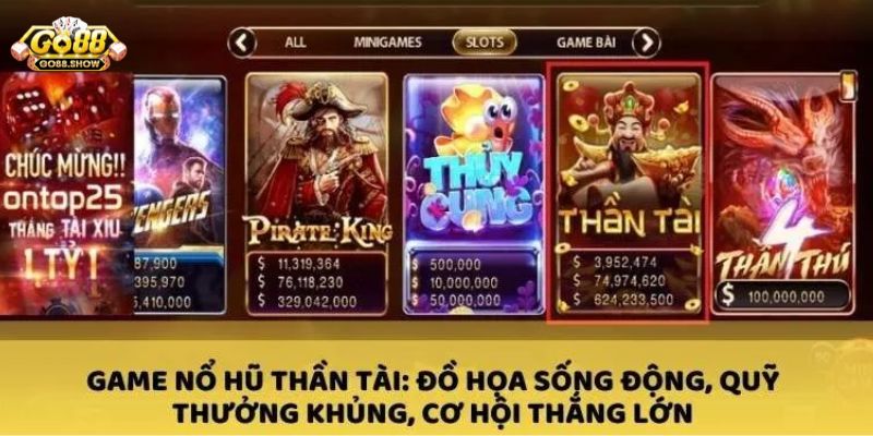 Go88 Các tính năng cơ bản trong game nổ hũ thần tài Go88